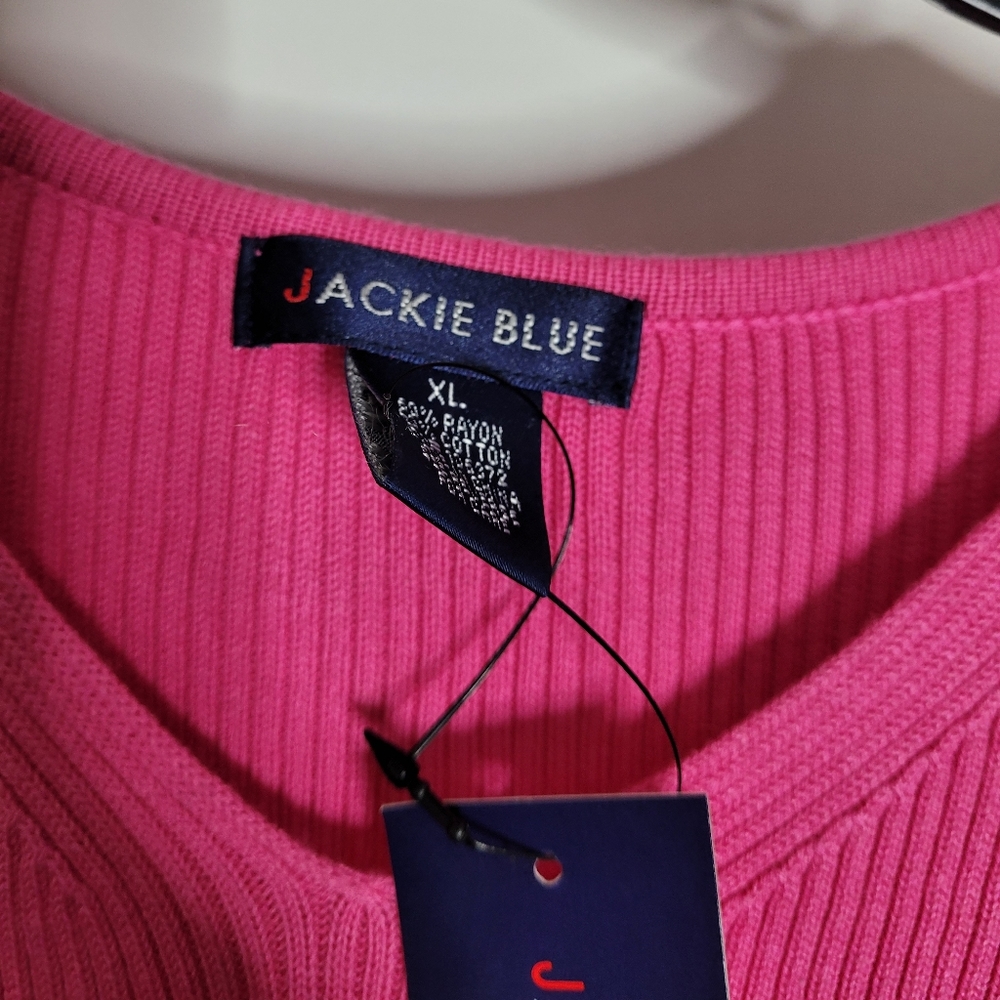 NWT Jackie Blue tank top - Picture 2 of 4